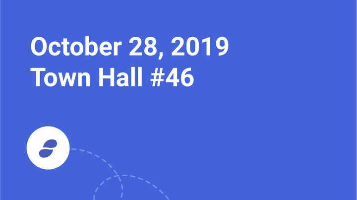 Town Hall - Monday October 28, 2019