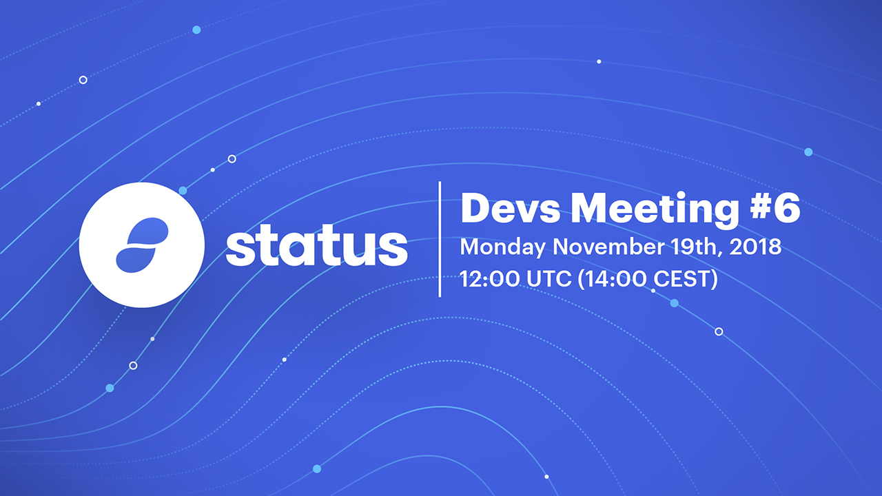 Status Core Devs Call 2018-11-19