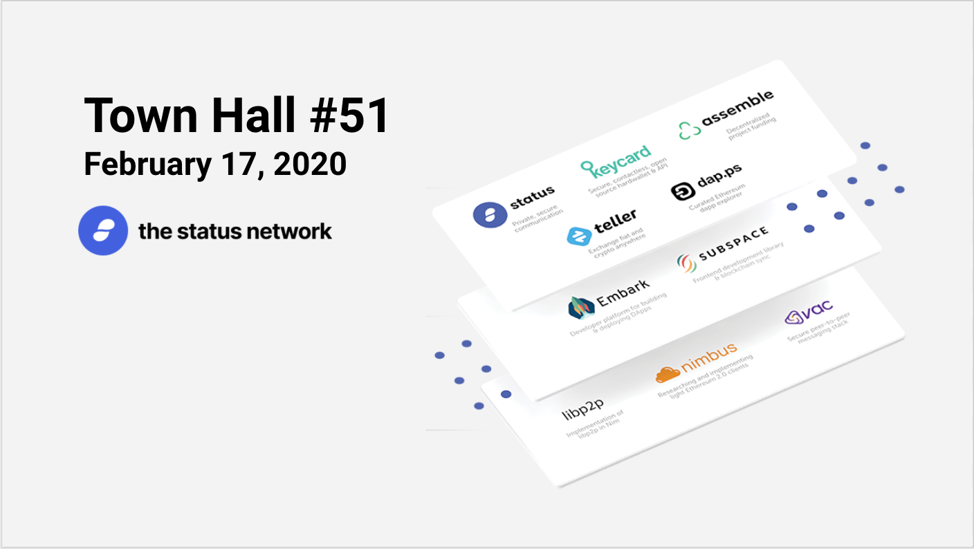 Town Hall #51 - February 17, 2020