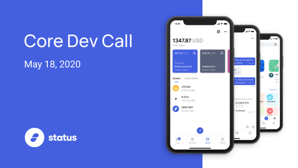 Status Core Dev Call #30 - May 18, 2020