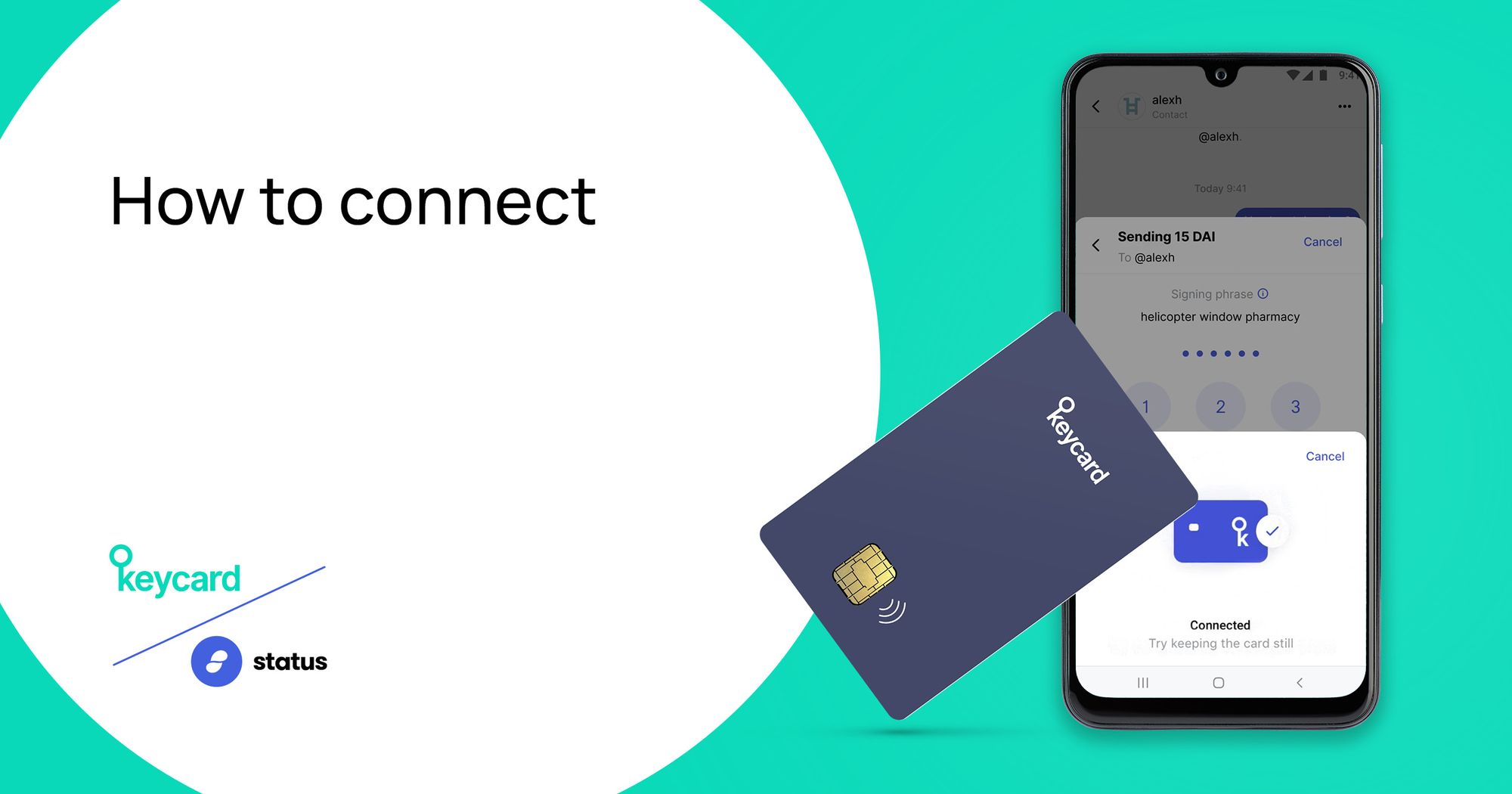 How to Connect Your Keycard to Your Status Account