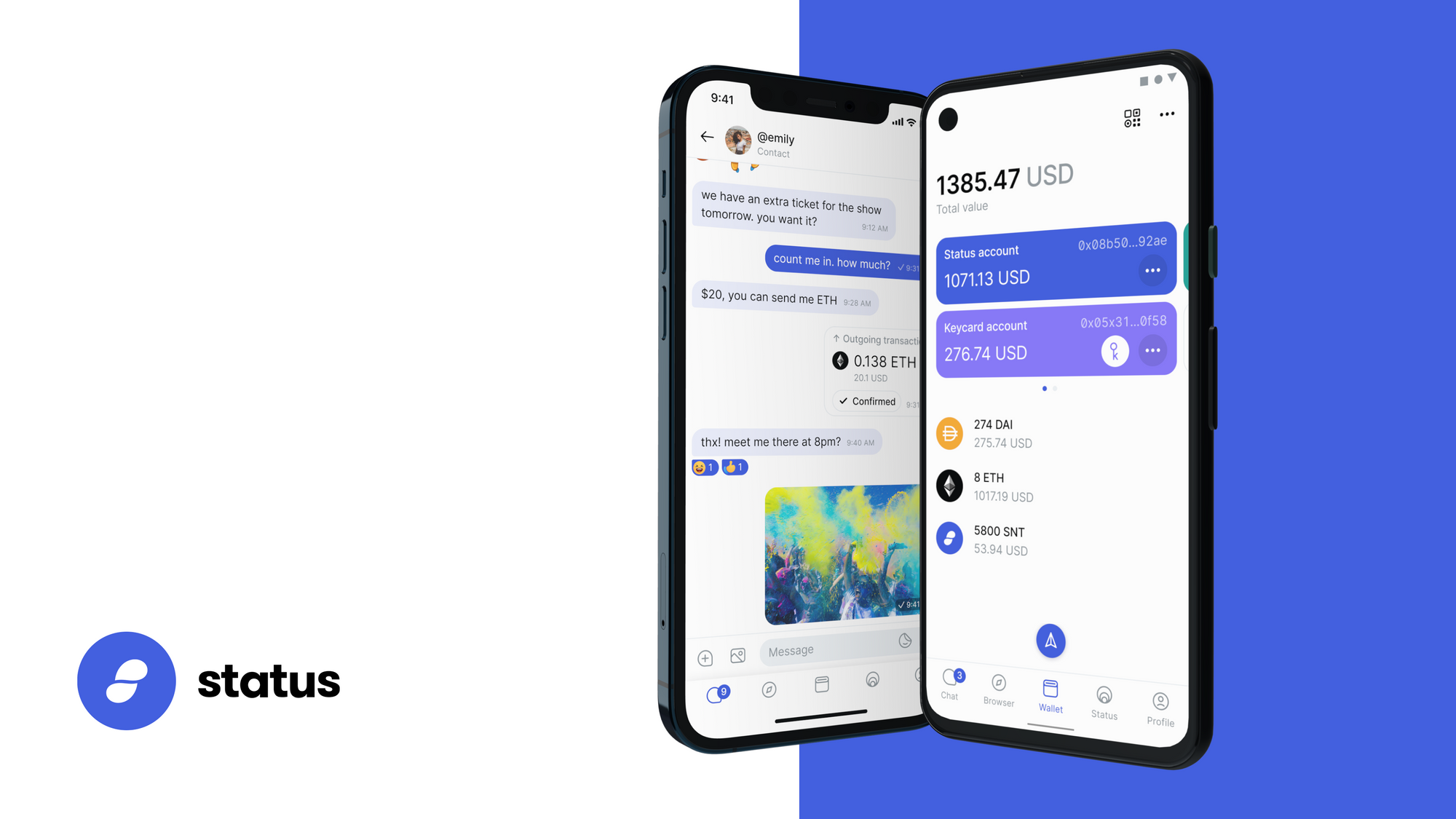 Status - The secure messaging app of the future