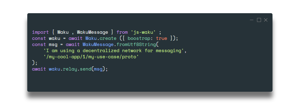 Waku: Decentralized Communication for Web3