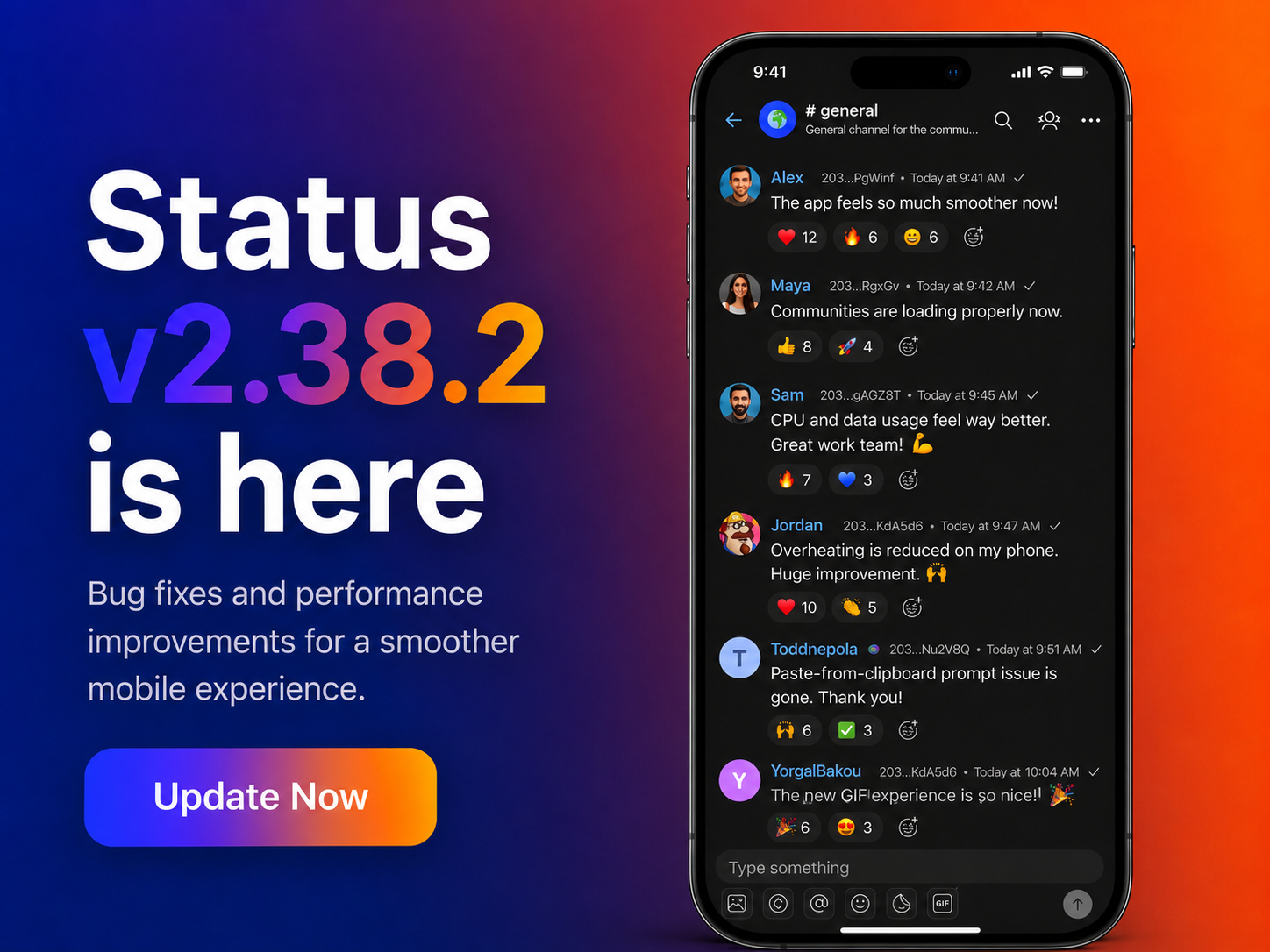Status v2.38.2 is Here!