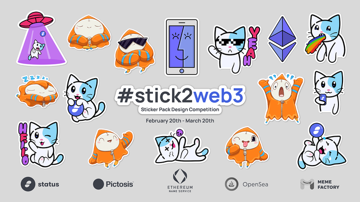 #stick2web3 Sticker Design Competition - Top 10 and Voting Begins