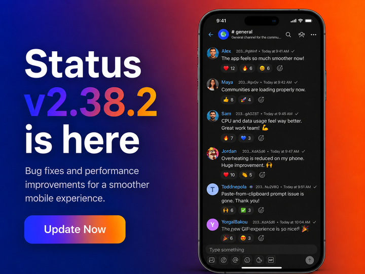 Status v2.38.2 is Here!