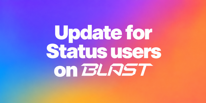Important update for Status users with assets on Blast